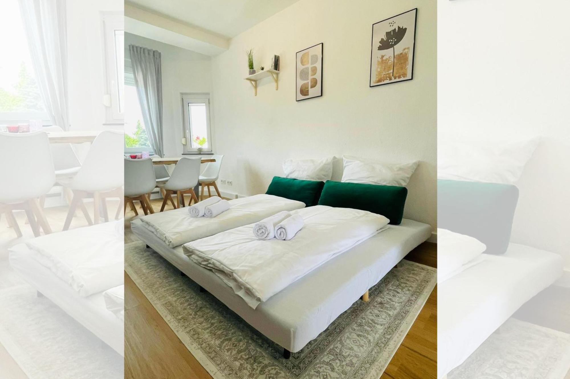 Peter Apartments - Wohnung 90Qm, 3 Schlafzimmer, Kueche, Wohnzimmer, Balkon, Netflix 풀다 외부 사진
